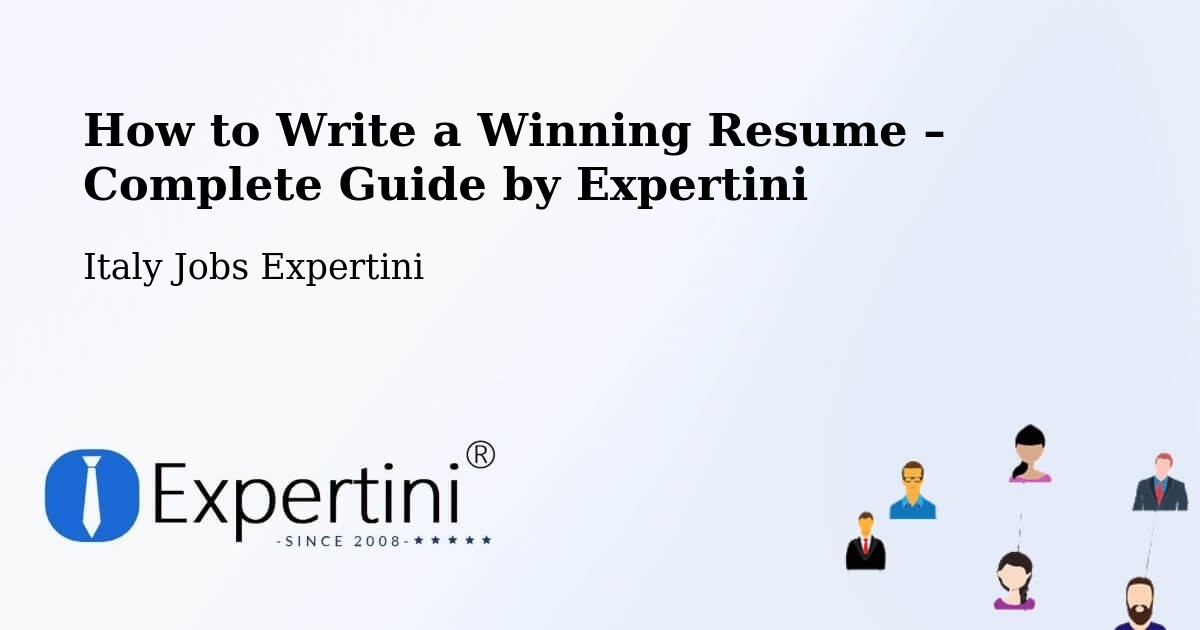 Resume Writing Guide for Job Seekers – Quistello - Quistello, Italy Jobs Expertini